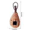 Hanging Woven Birdhouse for Garden view 4