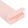 22-Hole Silicone Nail Drill Bit Holder, Foldable Organizer view 2