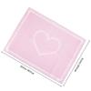 DECHOUS 2-Piece Pink Silicone Wrist Supports and Manicure Hand Rest Cushions, Washable and Practical for Nail Art and Home Use view 2