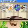 DIY Aquarium Mesh Lid with Magnetic Edges and Ventilation Opening view 3