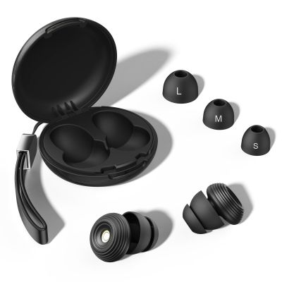 Sleep Earplugs, 45 dB Noise-Canceling Reusable Earplugs