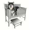 Stainless Steel Dog Bathtub and Wash Station, 120 x 70 x 120 cm view 1