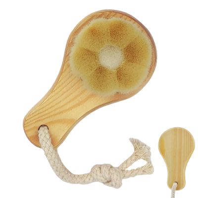 Wooden Plum Blossom Facial Cleansing Brush