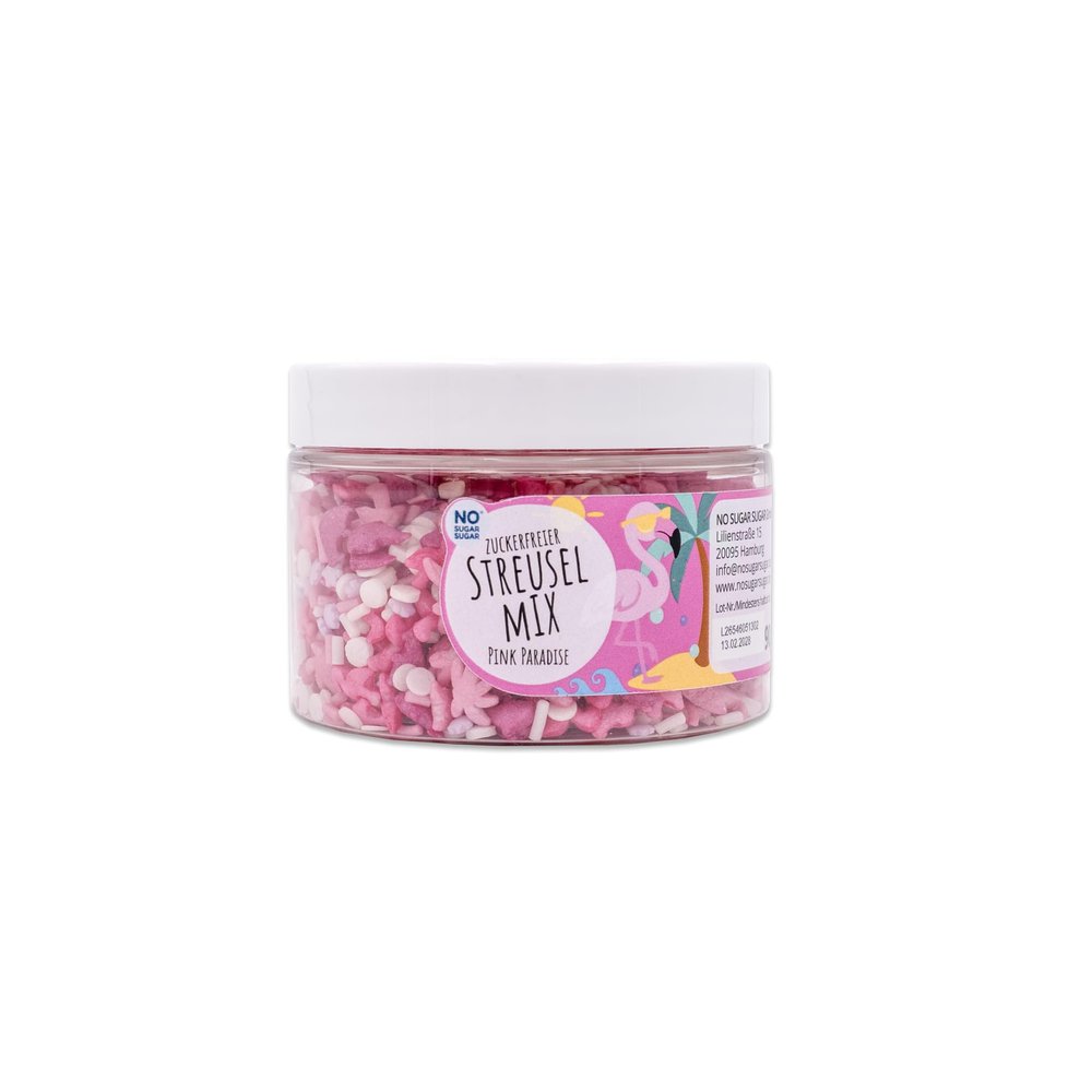 NO SUGAR SUGAR Pink Paradise Sprinkle Mix 90 g, Sugar-Free