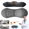 Ergopur 3-Zone Ergoflow Deep Massage Device, 3-in-1 Ergonomic Back Massager with Traction, Vibration & Heat for Back, Waist, Neck and Shoulders view 1