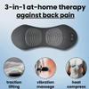 Ergopur 3-Zone Ergoflow Deep Massage Device, 3-in-1 Ergonomic Back Massager with Traction, Vibration & Heat for Back, Waist, Neck and Shoulders view 2