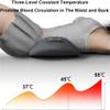 Ergopur 3-Zone Ergoflow Deep Massage Device, 3-in-1 Ergonomic Back Massager with Traction, Vibration & Heat for Back, Waist, Neck and Shoulders view 4