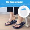 Lace-Trimmed Forefoot Pads - Toe Guards, Washable Self-Adhesive Gel Cushions, Transparent Breathable Separators, Non-Slip for Men's Shoes, Outdoor, Beach and Travel view 2
