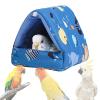Warm Parrot Bed, Soft Plush Cushion, Cozy Bird House view 1