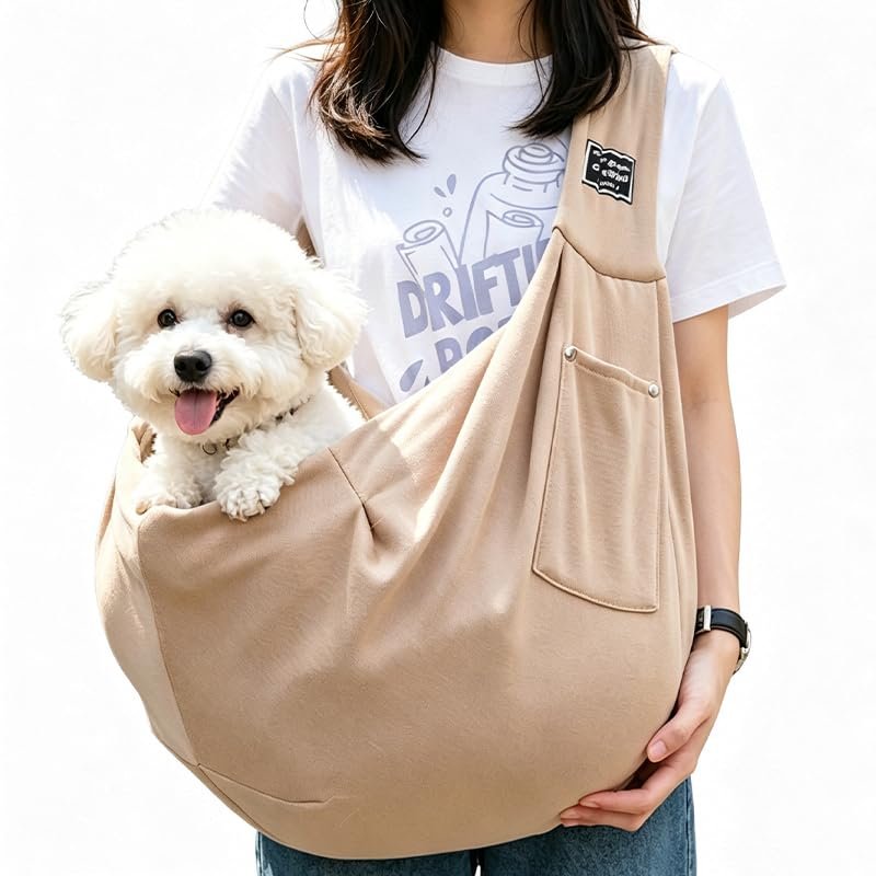 Dog Sling Carrier (Khaki)