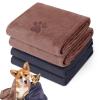 Smivyhp 4-Pack Microfiber Dog Towels, Extra Absorbent view 1