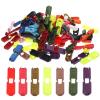 ADOCARN Cord Locks with Spring Mechanism, Random Colors, Plastic, 100 Pieces view 1