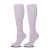 Mevery Classic Compression Socks for Women and Men, Non-Slip Cuff for Thick Calves, Breathable for Everyday Use, 2 Pairs, Light Purple, M view 1