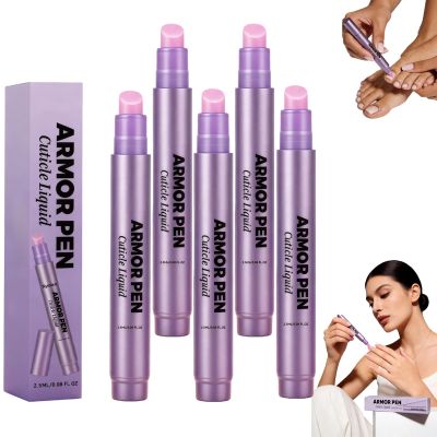 3-in-1 Nail Care Pen with Ceramic Tip, Cuticle Remover and Nail Oil Pen, 5-Piece Set