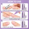 3-in-1 Nail Care Pen with Ceramic Tip, Cuticle Remover and Nail Oil Pen, 5-Piece Set view 4