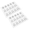 FESTFENDS 2-Pack Transparent Silicone Manicure Cushions, Odorless Nail Art Accessories view 1