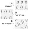 FESTFENDS 2-Pack Transparent Silicone Manicure Cushions, Odorless Nail Art Accessories view 3