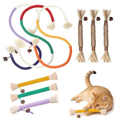 Nocecfi Cat Toy Set, 9 Pieces with Catnip