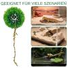 Moss Ball-Shaped Reptile Terrarium Shelter view 2