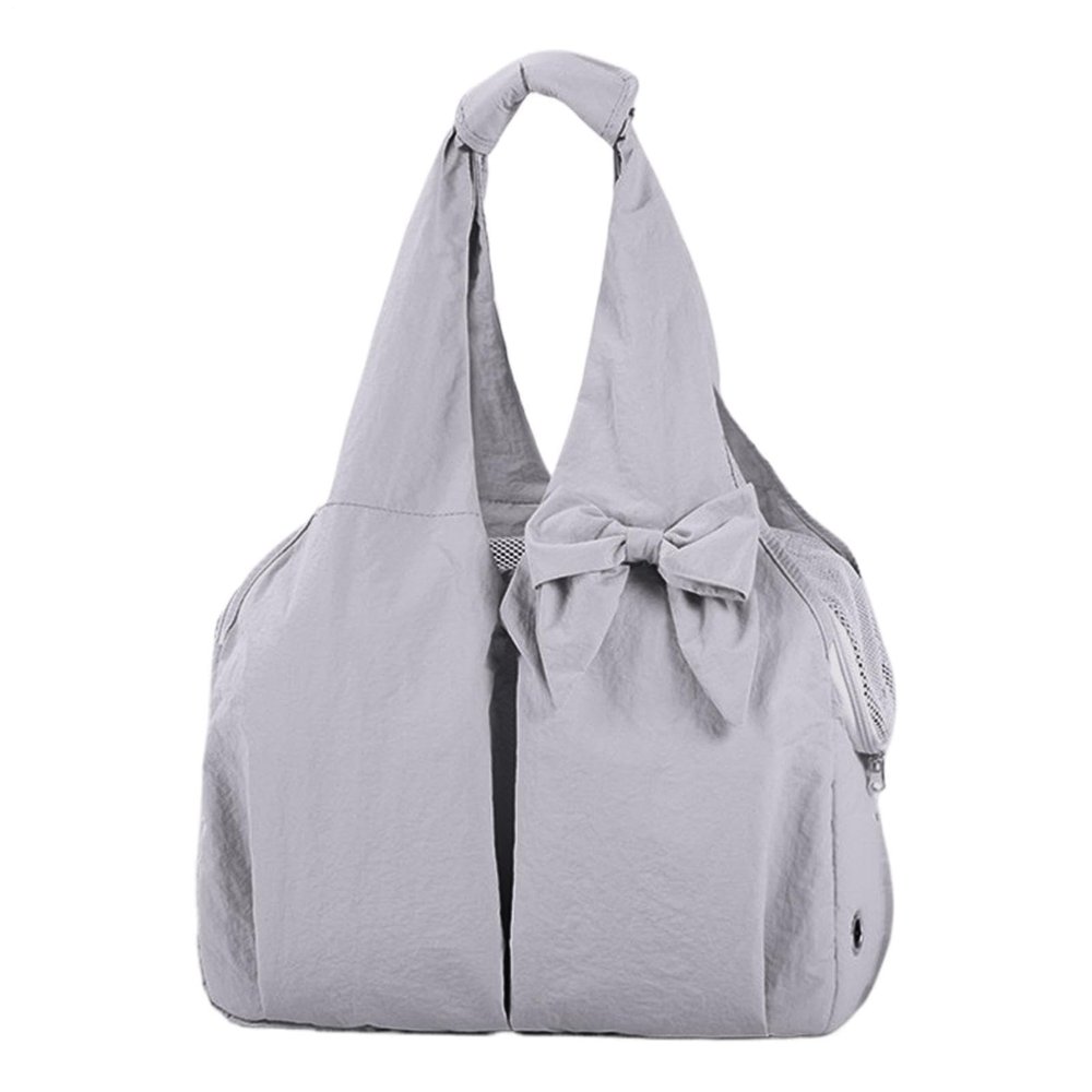 Dog Handbag-Style Carrier with Mesh and Side Pockets