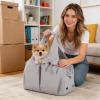 Dog Handbag-Style Carrier with Mesh and Side Pockets view 2