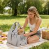 Dog Handbag-Style Carrier with Mesh and Side Pockets view 3
