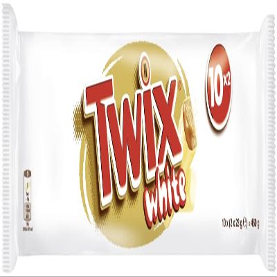 TWIX Multipack White 10 x 46 g | Chocolate Bars | Caramel on Biscuit with White Chocolate