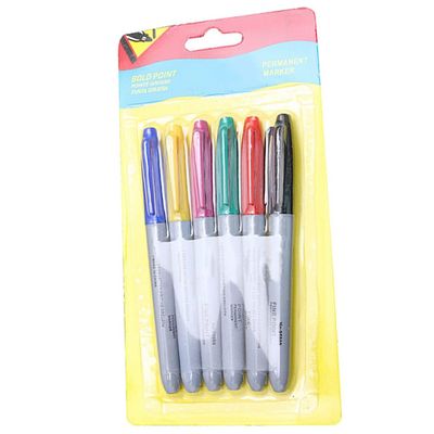Pongnas 6-Piece Semi-Permanent Marking Pens for Eyebrows and Lips