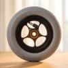 15 cm Front Wheel for Electric Wheelchairs, Gray, Puncture-Resistant view 2