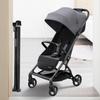 Racocou Retractable Baby and Pet Gate, 150 cm, No-Drill Adhesive Mesh Safety Gate for Stairs, Doorways, Kitchens and Balconies, Black view 3
