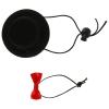 VALICLUD Funny Pet Headwear Set with Black Hat and Red Bowtie view 1