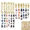 PH PandaHall 12-Piece Natural Gemstone Hair Accessories Set, 6 Styles view 1