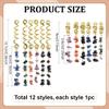 PH PandaHall 12-Piece Natural Gemstone Hair Accessories Set, 6 Styles view 2