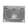 CVJdfhRE Boat Hatch Latch, Pull Handle for Flush Lift Deck Cover, 316 Stainless Steel, Mirror Finish, Square (76 x 56 mm) view 1