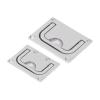 CVJdfhRE Boat Hatch Latch, Pull Handle for Flush Lift Deck Cover, 316 Stainless Steel, Mirror Finish, Square (76 x 56 mm) view 3