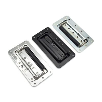 CVJdfhRE Medium Spring-Loaded Recessed Handle, Black