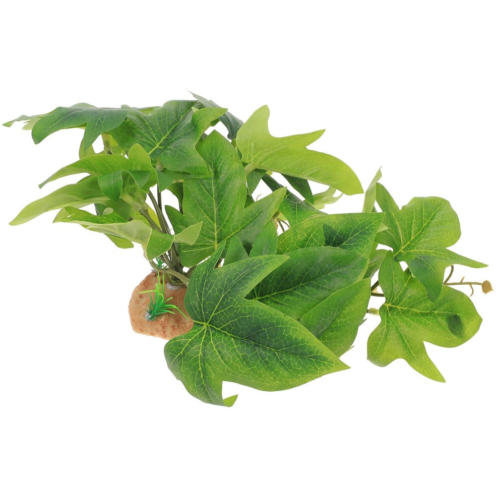 Toddmomy Reptile Terrarium Plant with Resin Base, Light Green