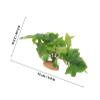 Toddmomy Reptile Terrarium Plant with Resin Base, Light Green view 2