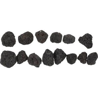 SHINEOFI Black Volcanic Stones for Aquariums and Landscaping