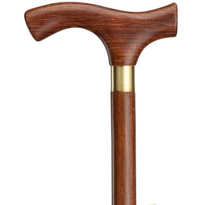 SDGBCXD Wooden Walking Cane for Seniors, Bird-Back Handle, 90 cm