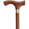 SDGBCXD Wooden Walking Cane for Seniors, Bird-Back Handle, 90 cm view 1