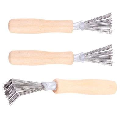 VINTORKY Comb Cleaning Tool for Removing Hair from Brushes, Lightweight and Portable, 3 Pieces