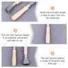 VINTORKY Comb Cleaning Tool for Removing Hair from Brushes, Lightweight and Portable, 3 Pieces view 3