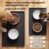 YINEYA Waterproof, Non-Slip Silicone Mat for Dog and Cat Bowls, 56 x 36 cm, Black view 3