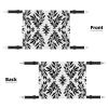LRHCNZDCP Cat Hammock Bed, Black and White Leaves, Soft, Double-Layer, Hanging Pet Bed for Small Pets, Size M view 2