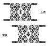LRHCNZDCP Cat Hammock Bed, Black and White Leaves, Soft, Double-Layer, Hanging Pet Bed for Small Pets, Size M view 3