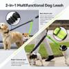 Premium Bungee Dog Leash with Shock Absorber, Reflective for Medium Dogs, Neon Green view 3