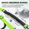 Premium Bungee Dog Leash with Shock Absorber, Reflective for Medium Dogs, Neon Green view 4