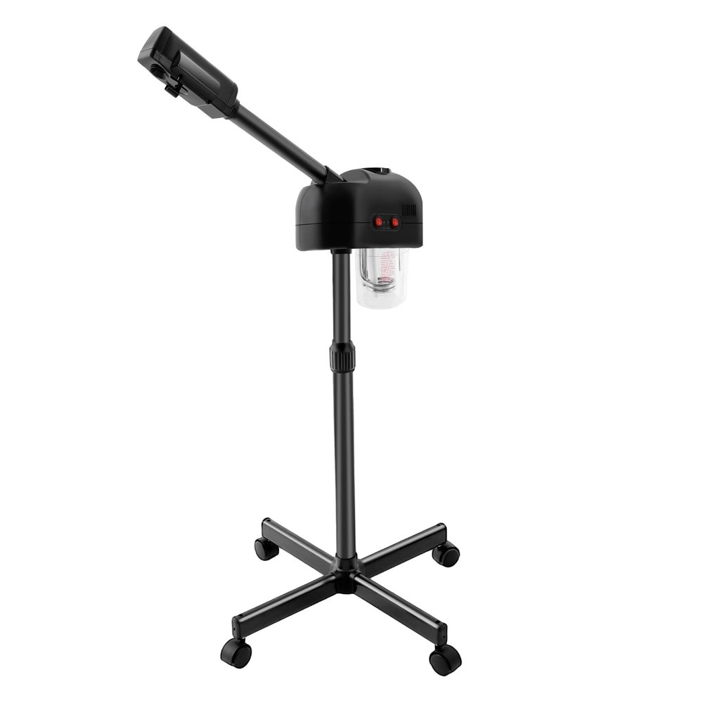 ZHDPYHDD Facial Steamer, 800 W, 750 ml, 360° Rotating, Black