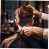 3-Piece Black Barber Brushes for Clipped Hair view 4